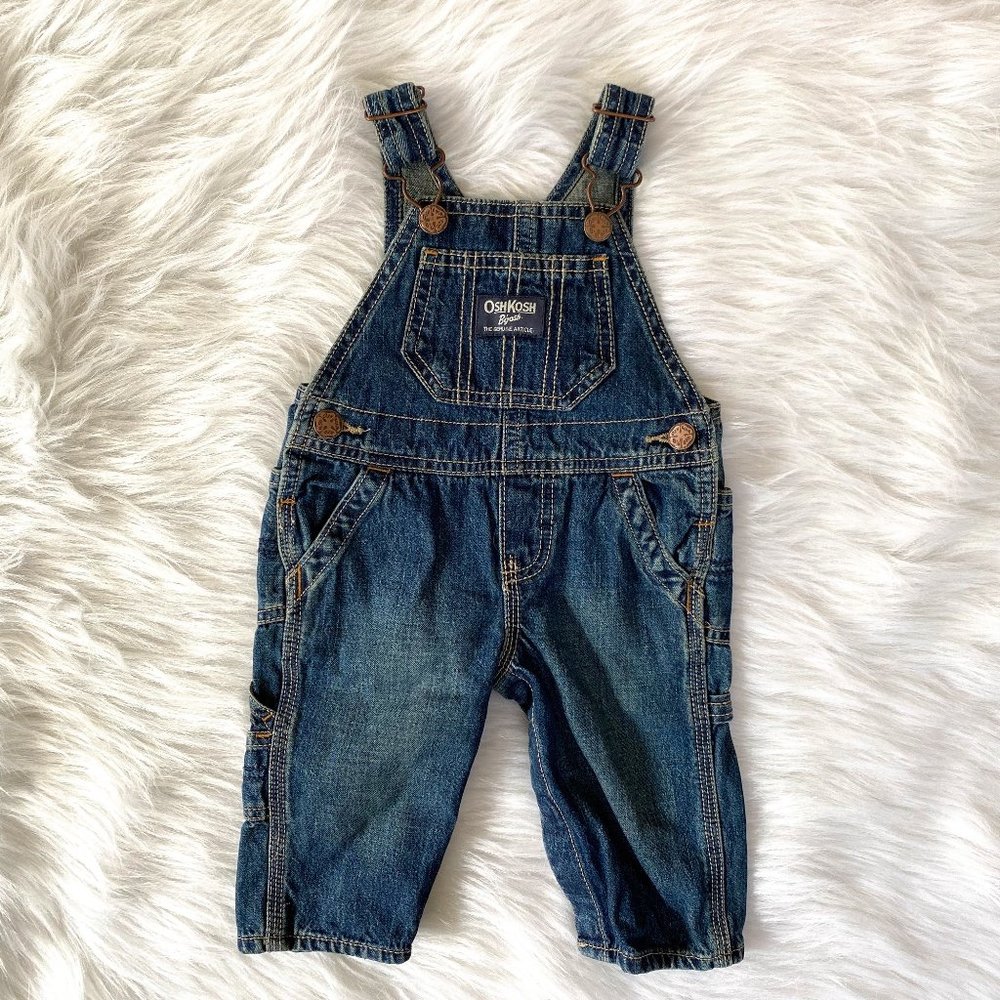 Osh Kosh B'Gosh Classic Denim Overalls 6M